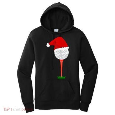 Funny Golfing Christmas Holiday Golf Ball Women's Hoodie