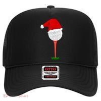 Funny Golfing Christmas Holiday Golf Ball Hat thumb 0