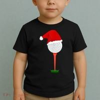 Funny Golfing Christmas Holiday Golf Ball Toddler T-Shirt thumb 2