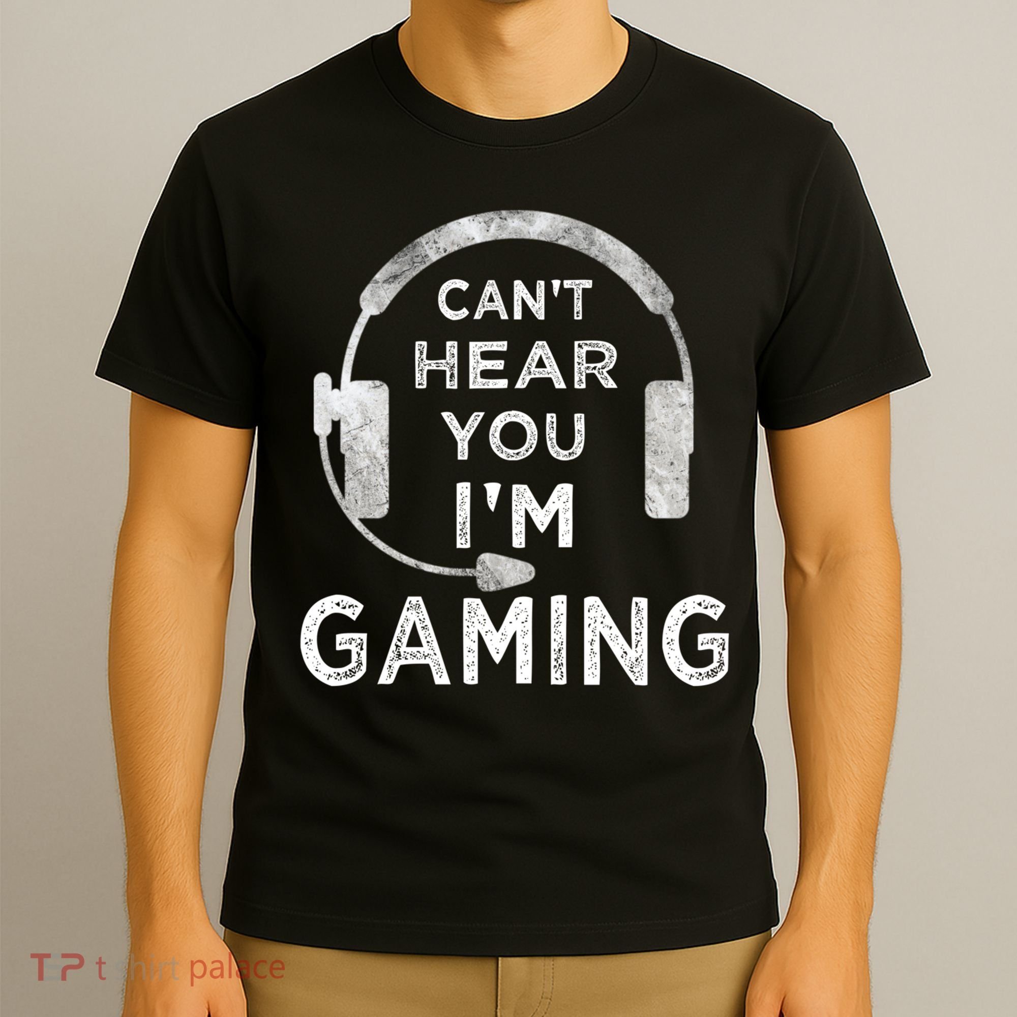Funny Gamer Can't Hear You I'm Gaming Teens Boy Girl T-Shirt