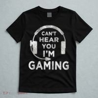 Funny Gamer Can't Hear You I'm Gaming Teens Boy Girl T-Shirt thumb 5