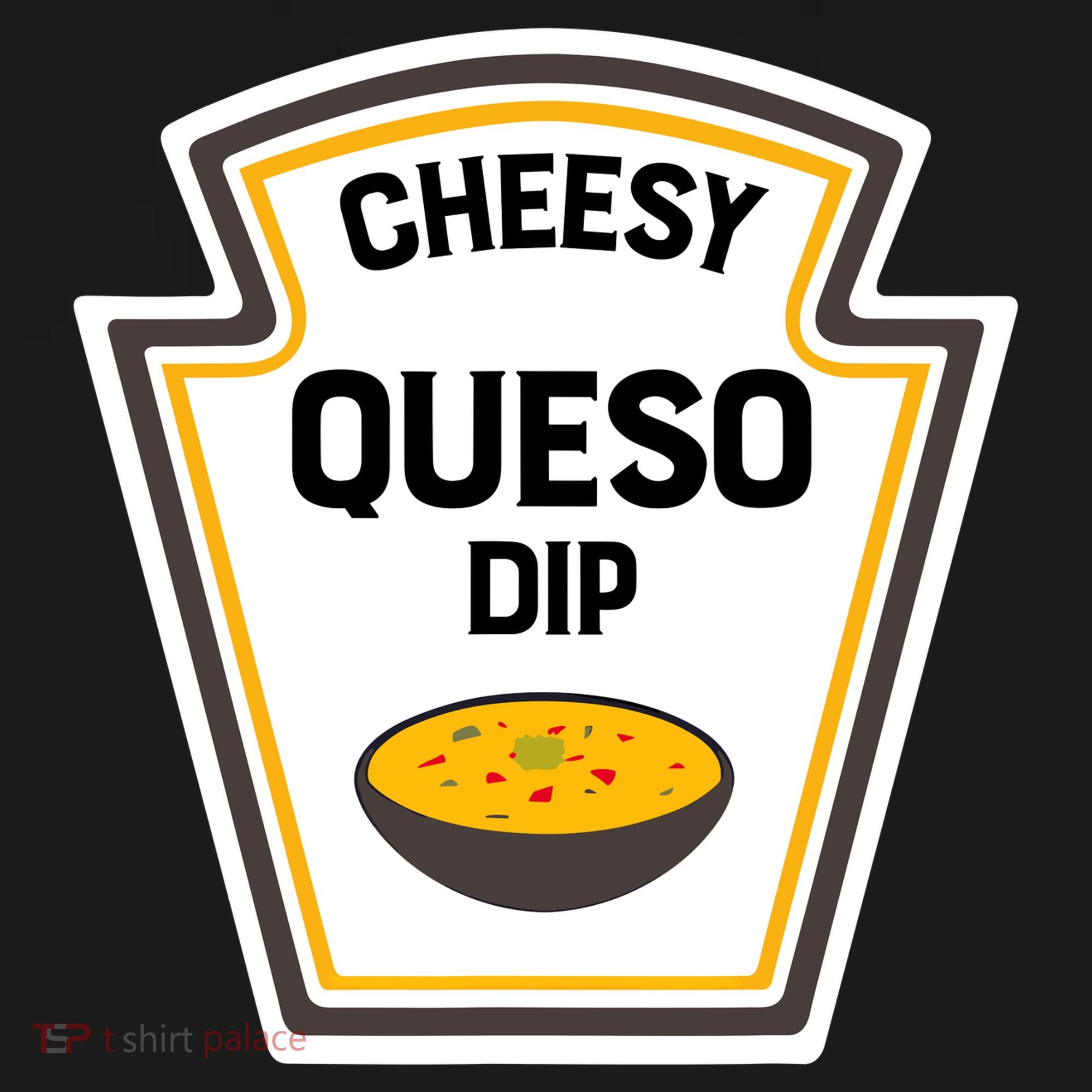 Funny Group Condiments Halloween Costume Cheesy Queso Dip Toddler T-Shirt