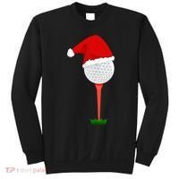 Funny Golfing Christmas Tee Holiday Golf Ball TShirt Sweatshirt thumb 0