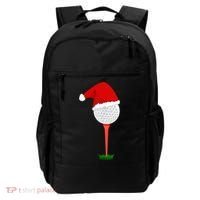 Funny Golfing Christmas Tee Holiday Golf Ball TShirt Backpack thumb 0