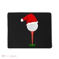Funny Golfing Christmas Tee Holiday Golf Ball TShirt Mousepad thumb 0