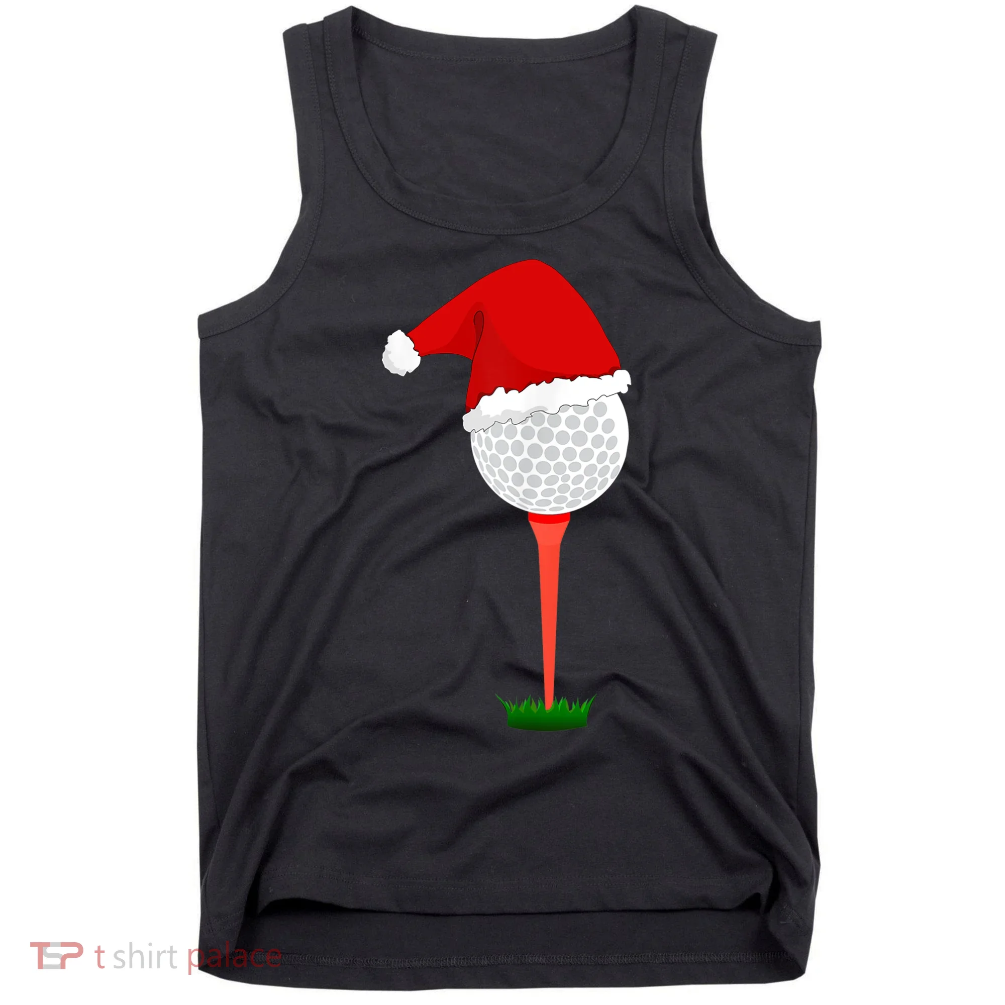 Funny Golfing Christmas Tee Holiday Golf Ball TShirt Tank Top