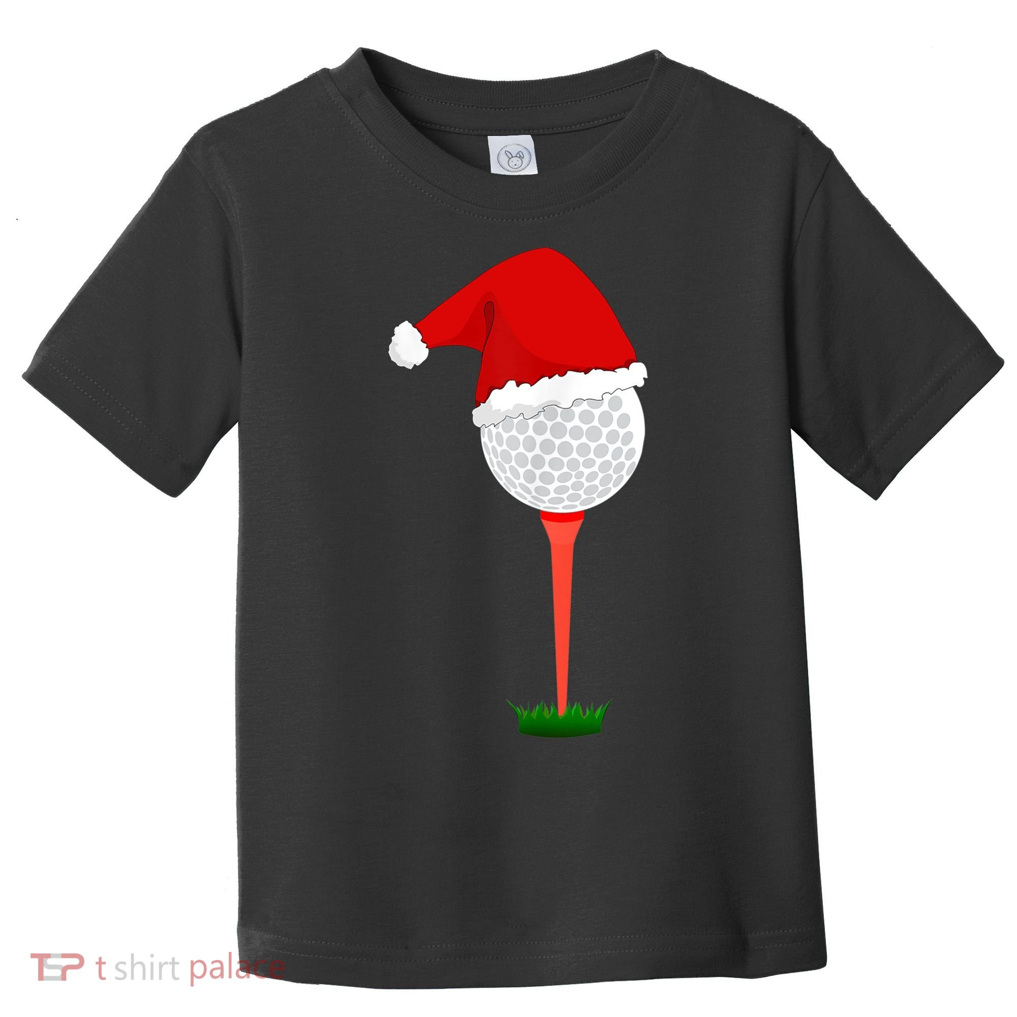 Funny Golfing Christmas Tee Holiday Golf Ball TShirt Toddler T-Shirt
