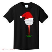 Funny Golfing Christmas Tee Holiday Golf Ball TShirt Kids T-Shirt thumb 0