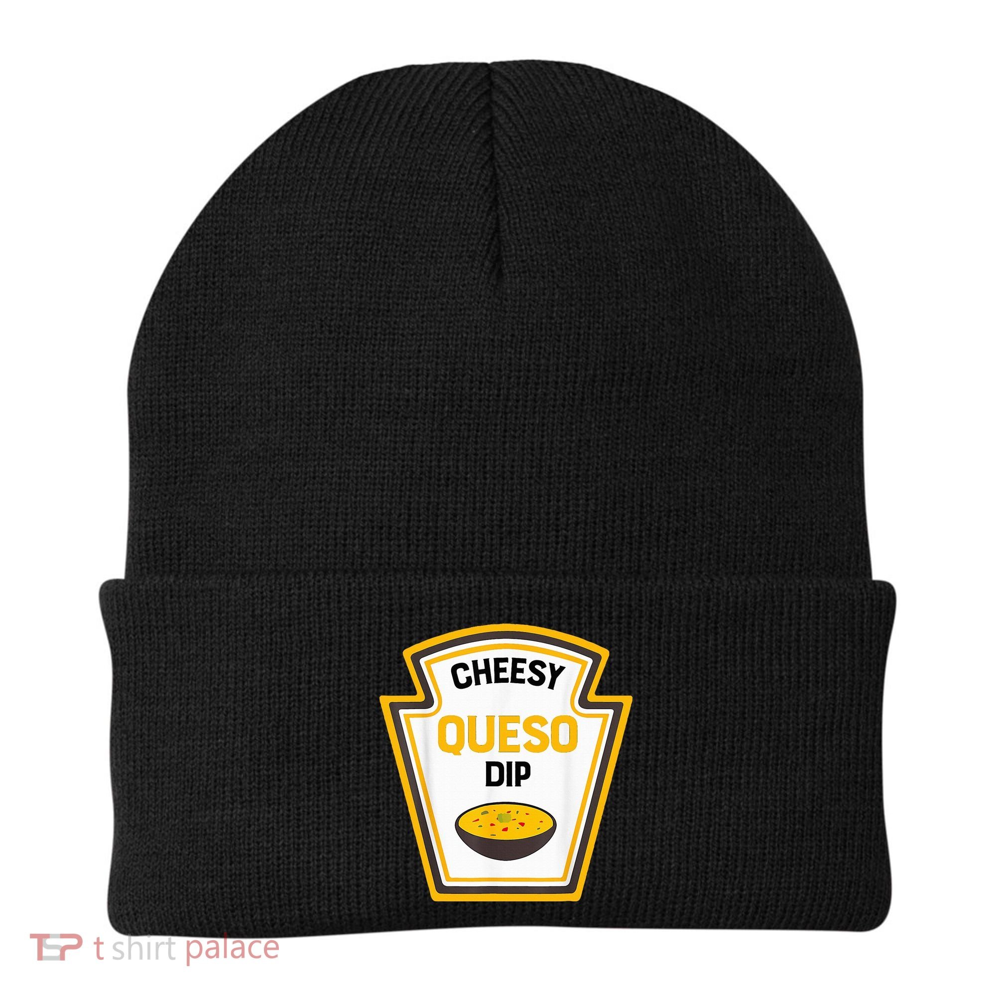 Funny Group Condiments Halloween Costume Cheesy Queso Dip Beanie