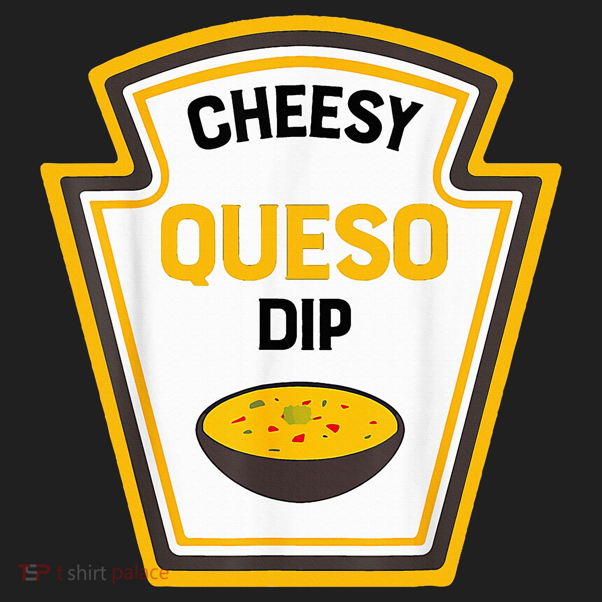 Funny Group Condiments Halloween Costume Cheesy Queso Dip Beanie
