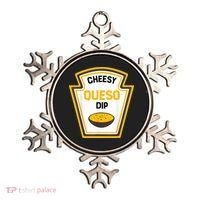 Funny Group Condiments Halloween Costume Cheesy Queso Dip Ornament thumb 0