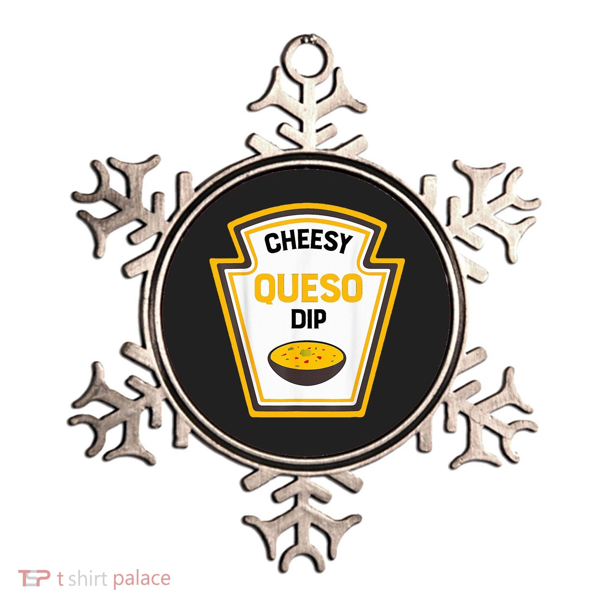 Funny Group Condiments Halloween Costume Cheesy Queso Dip Ornament