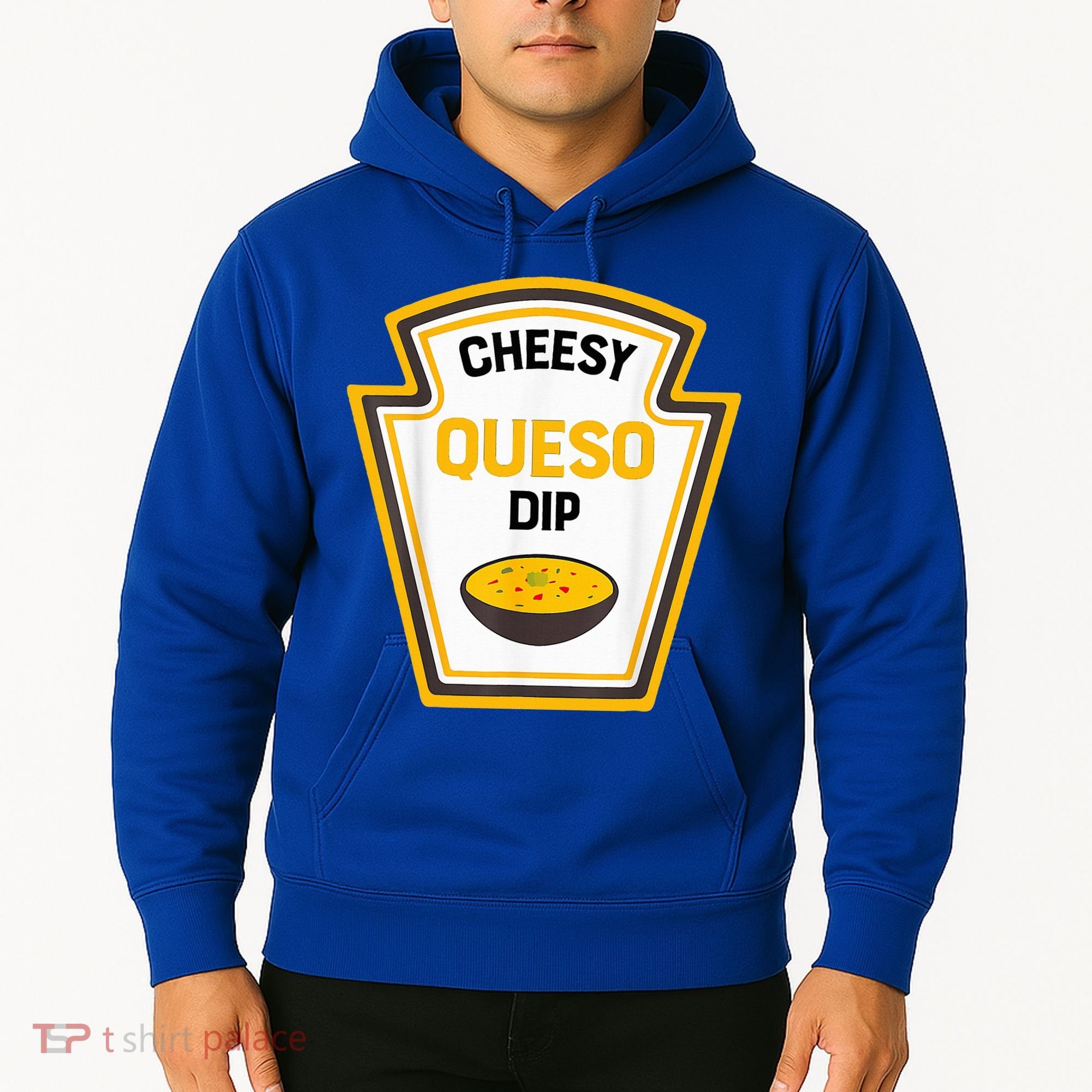 Funny Group Condiments Halloween Costume Cheesy Queso Dip Hoodie