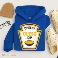 Funny Group Condiments Halloween Costume Cheesy Queso Dip Hoodie thumb 4