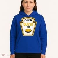 Funny Group Condiments Halloween Costume Cheesy Queso Dip Hoodie thumb 5