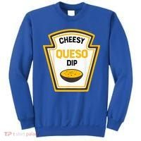 Funny Group Condiments Halloween Costume Cheesy Queso Dip Sweatshirt thumb 0