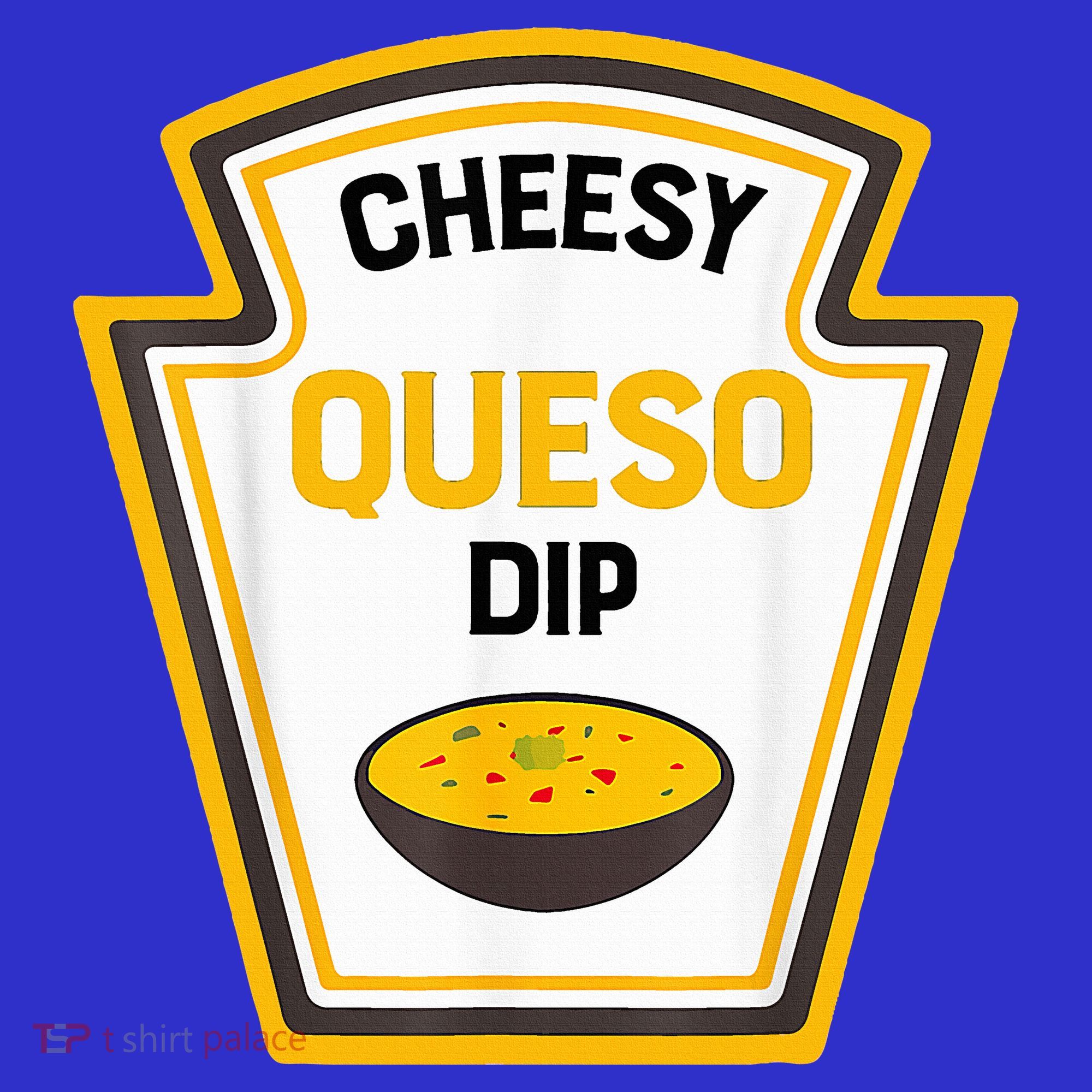 Funny Group Condiments Halloween Costume Cheesy Queso Dip Sweatshirt
