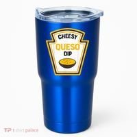 Funny Group Condiments Halloween Costume Cheesy Queso Dip Tumbler thumb 0