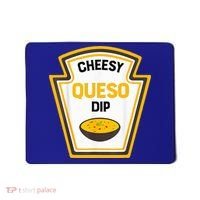 Funny Group Condiments Halloween Costume Cheesy Queso Dip Mousepad thumb 0