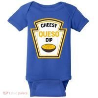 Funny Group Condiments Halloween Costume Cheesy Queso Dip Baby Bodysuit thumb 0