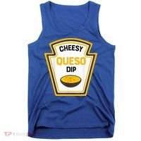 Funny Group Condiments Halloween Costume Cheesy Queso Dip Tank Top thumb 0