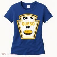 Funny Group Condiments Halloween Costume Cheesy Queso Dip Women's T-Shirt thumb 0