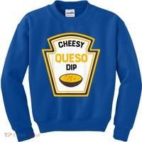 Funny Group Condiments Halloween Costume Cheesy Queso Dip Kids Sweatshirt thumb 0