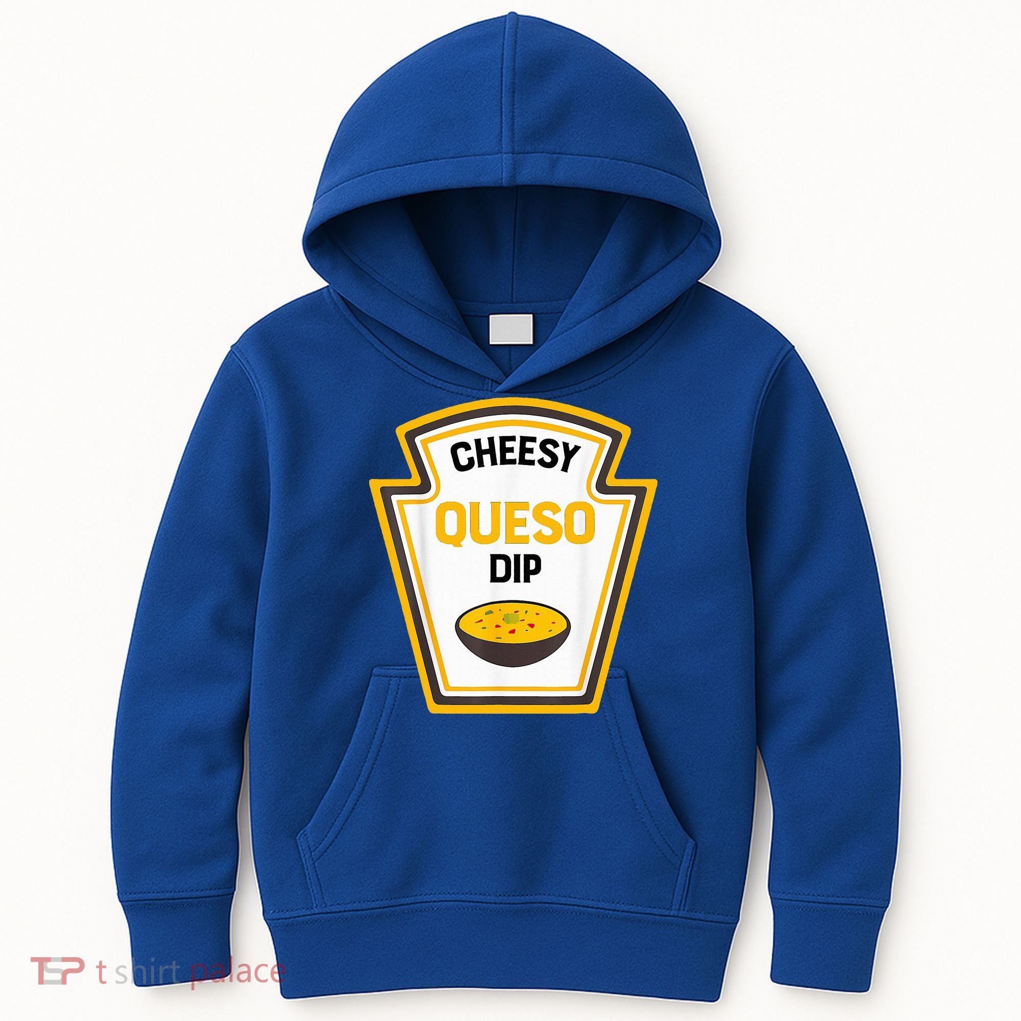 Funny Group Condiments Halloween Costume Cheesy Queso Dip Kids Hoodie