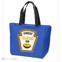 Funny Group Condiments Halloween Costume Cheesy Queso Dip Tote Bag thumb 3