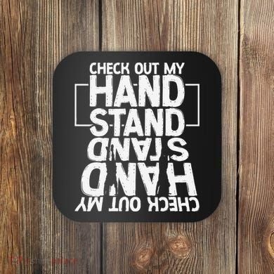 Funny Gymnastics Check Out My Handstand Acrobat Coaster