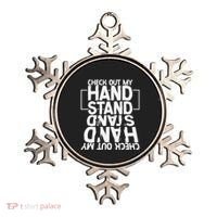 Funny Gymnastics Check Out My Handstand Acrobat Ornament thumb 0