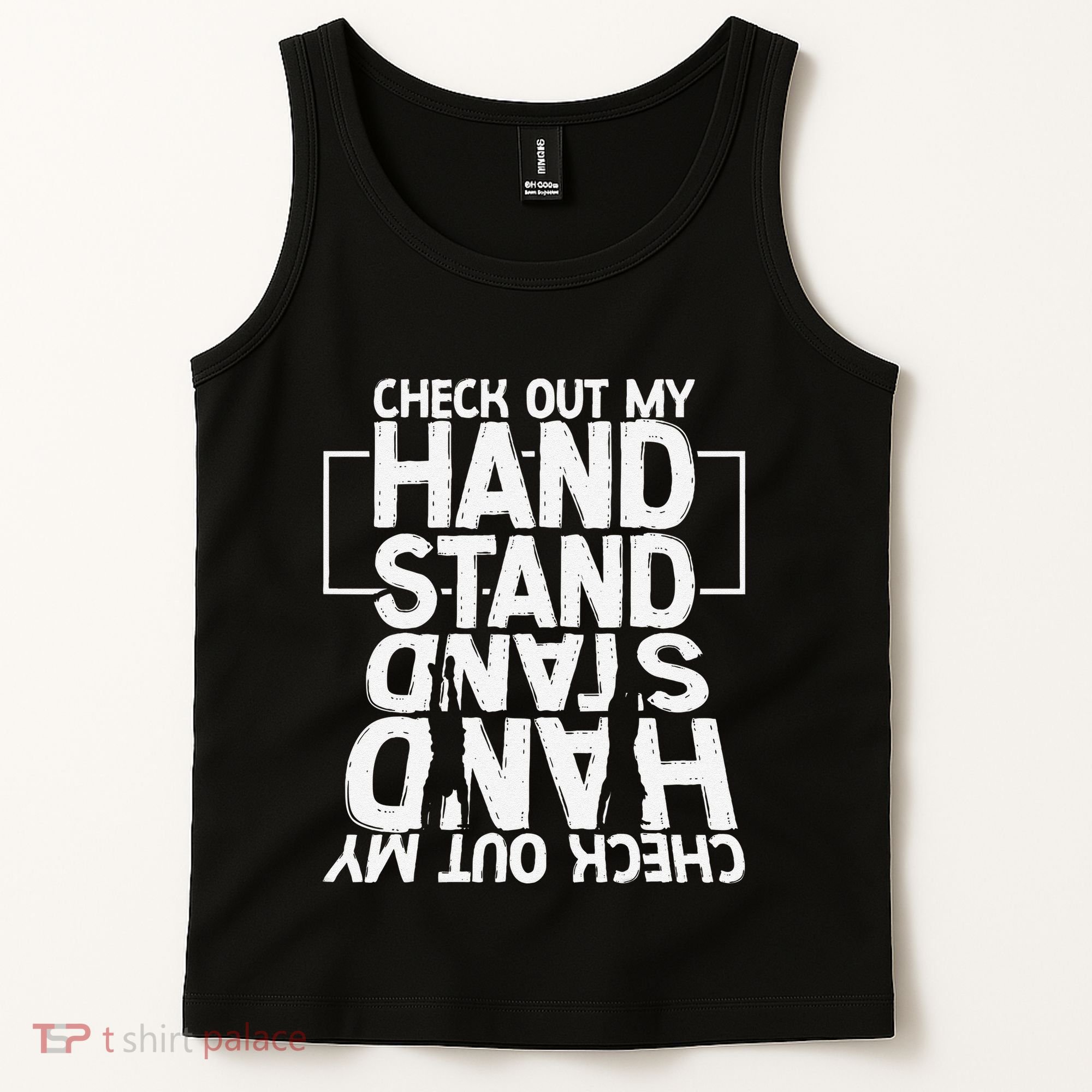 Funny Gymnastics Check Out My Handstand Acrobat Tank Top