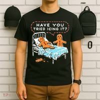 Funny Gingerbread Christmas Have You Tried Icing It T-Shirt thumb 6