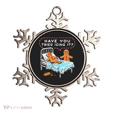 Funny Gingerbread Christmas Have You Tried Icing It Ornament