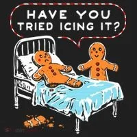 Funny Gingerbread Christmas Have You Tried Icing It Hat thumb 2