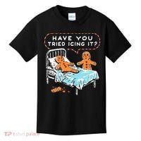 Funny Gingerbread Christmas Have You Tried Icing It Kids T-Shirt thumb 0