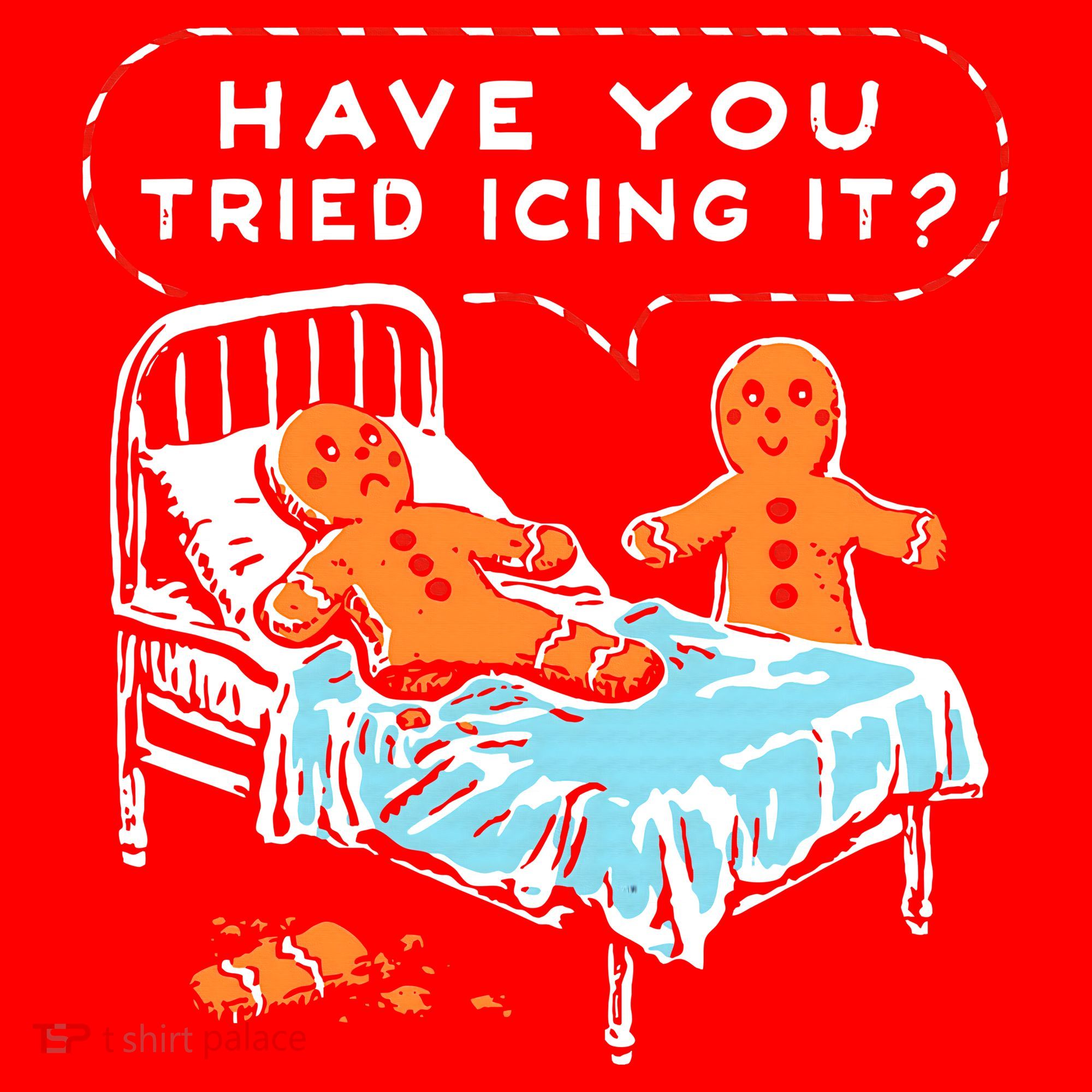 Funny Gingerbread Christmas Have You Tried Icing It Santa Hat