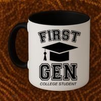 First Generation College Student Grad University Graduate Gift Coffee Mug thumb 2