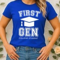 First Generation College Student Grad University Graduate Gift Women's T-Shirt thumb 2