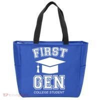 First Generation College Student Grad University Graduate Gift Tote Bag thumb 0