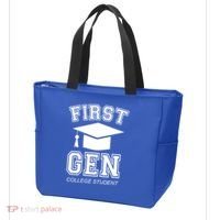First Generation College Student Grad University Graduate Gift Tote Bag thumb 3