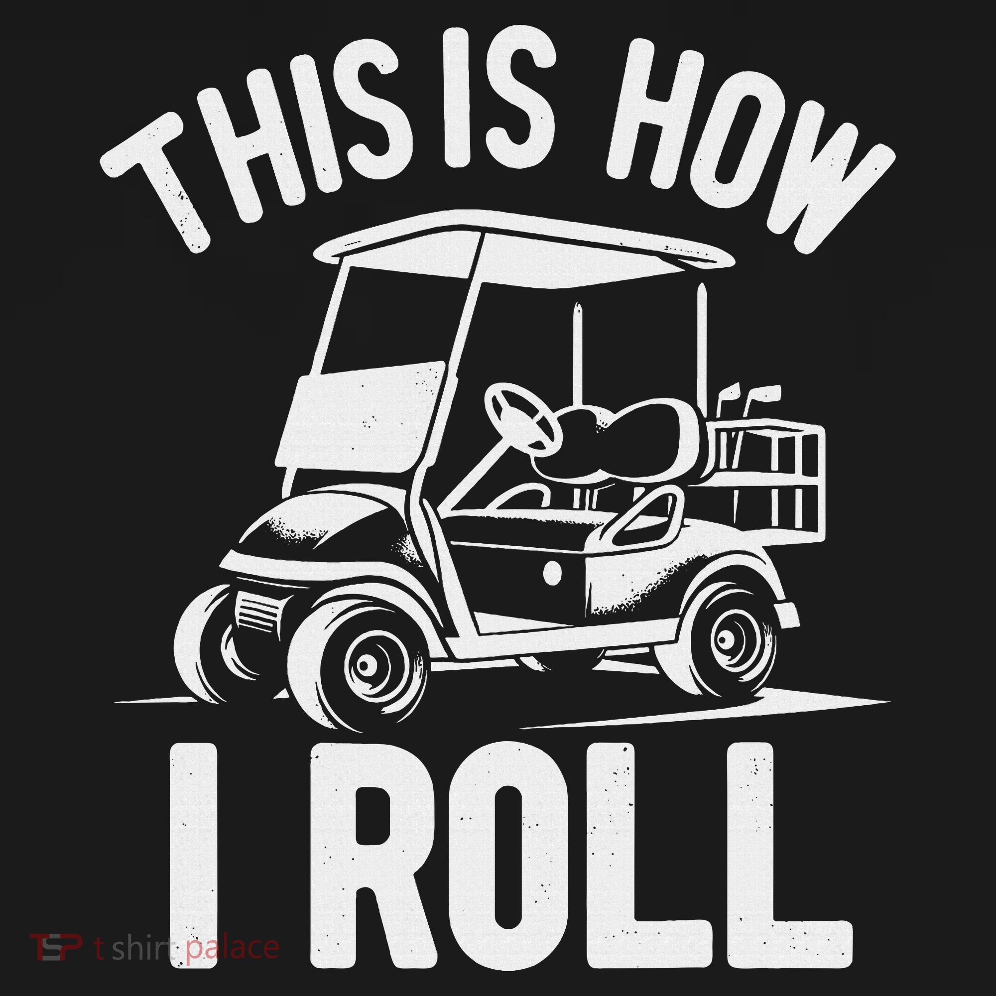 Funny Golf Cart Driver This Is How I Roll Apron