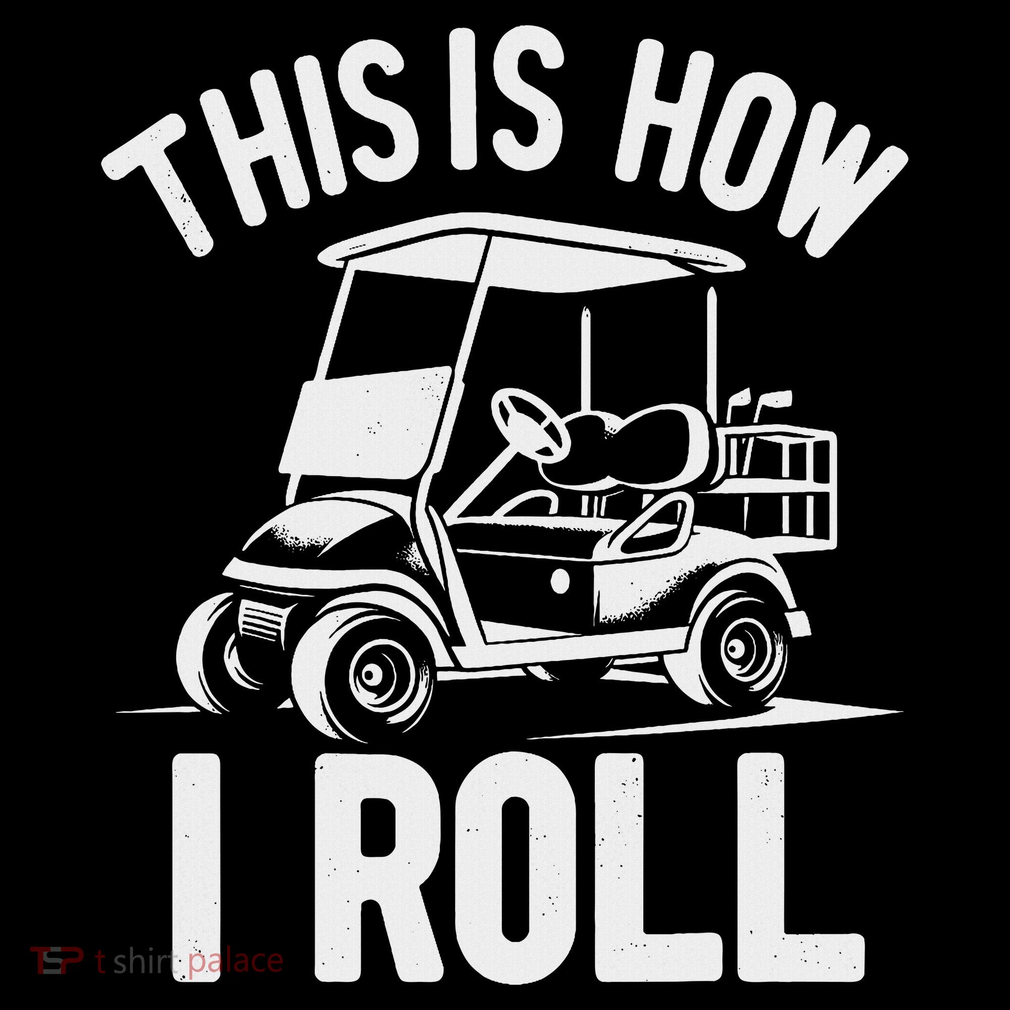 Funny Golf Cart Driver This Is How I Roll Mousepad