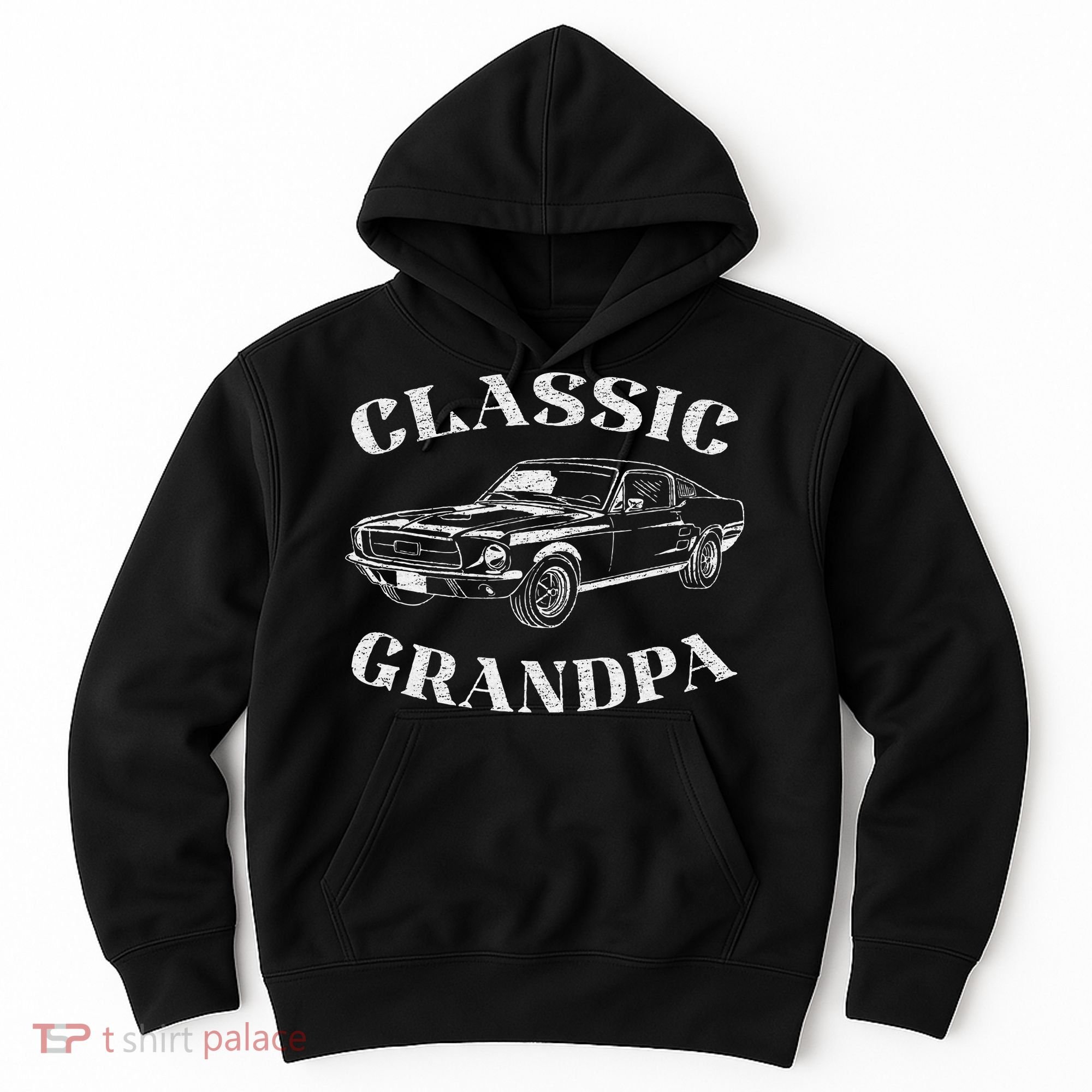 Funny Grandpa Classic Car Hoodie