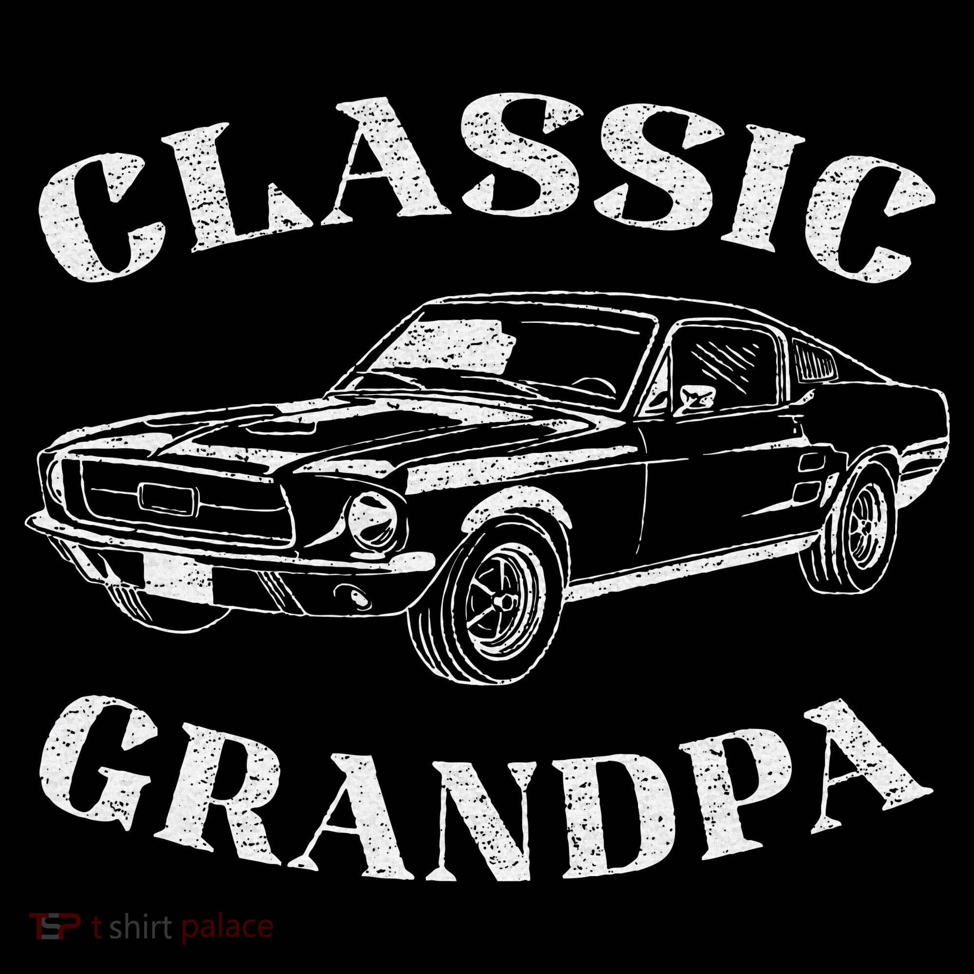 Funny Grandpa Classic Car Baby Bodysuit