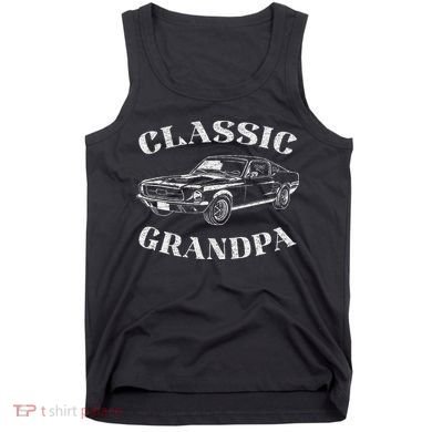 Funny Grandpa Classic Car Tank Top