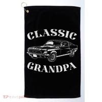 Funny Grandpa Classic Car Golf Towel thumb 0