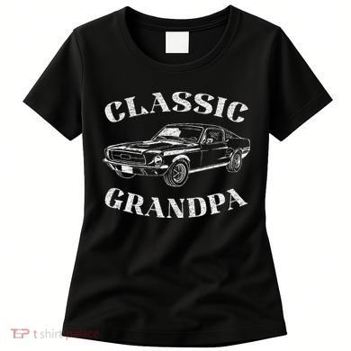 Funny Grandpa Classic Car Women's T-Shirt
