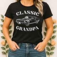 Funny Grandpa Classic Car Women's T-Shirt thumb 2