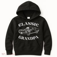 Funny Grandpa Classic Car Kids Hoodie thumb 0